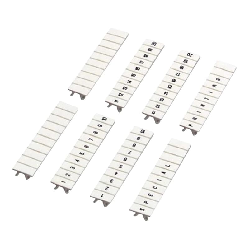 Marcador de numeracion SCHNEIDER NSYTRAB5L1N · L1-L2-L3-N-PE para borne 2.5mm²