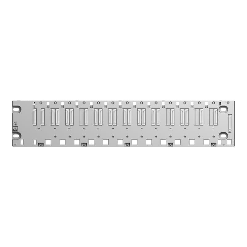 Rack SCHNEIDER BMEXBP1200 · M580, ETHERNET, 12 posiciones + cps (SLOT FUENTE)