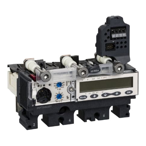 Unidad de control electrónica avanzada Micrologic SCHNEIDER LV429096 · 5.2E 40A