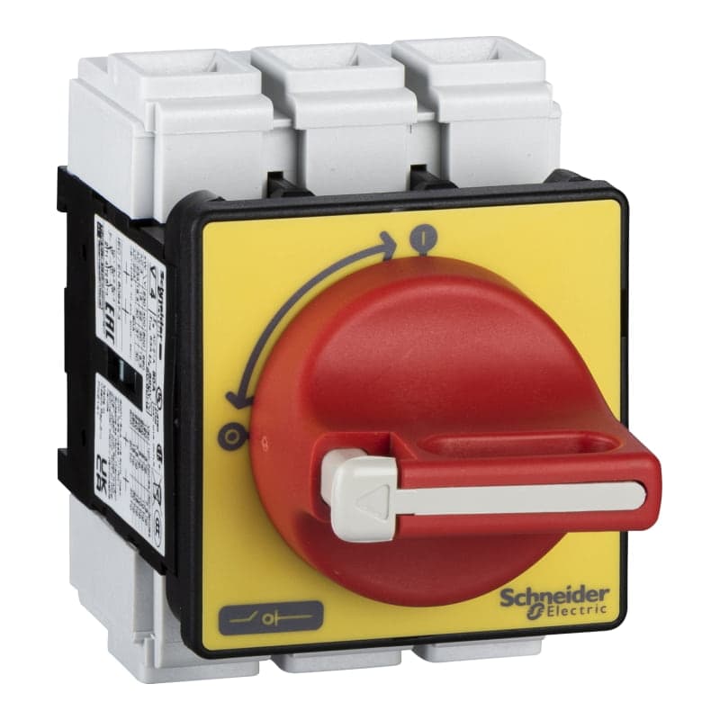 Interruptores seccionadores de paro de emergencia SCHNEIDER VCF4 · TESYS VARIO,80A