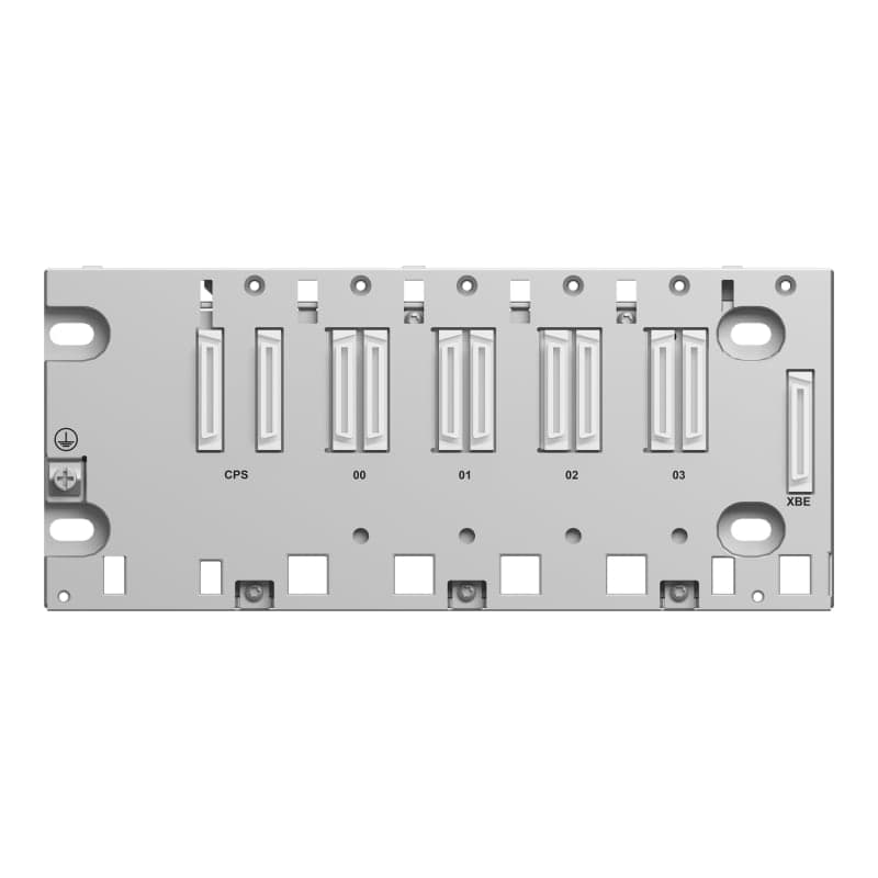 Rack SCHNEIDER BMEXBP0400 · M580, ETHERNET, 4 posiciones + cps (SLOT FUENTE)