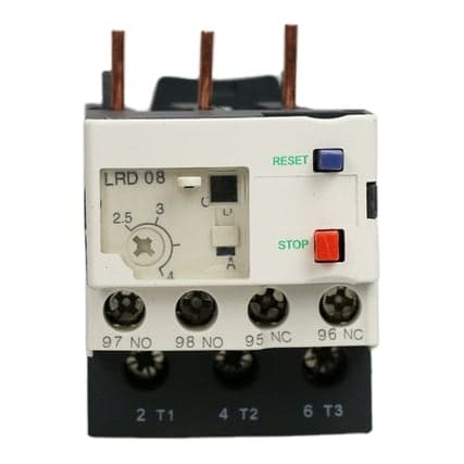 Relé térmico SCHNEIDER LRD08C · 2.5-4A 1NA+1NC Tesys para contactor 9-32A