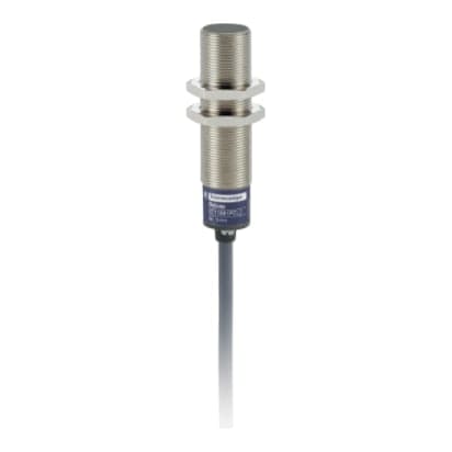 Sensor proxim capacitivo cilíndrico roscado SCHNEIDER XT118B1PAL2 · Pnp/3H/1NA 24VDC 2000mm