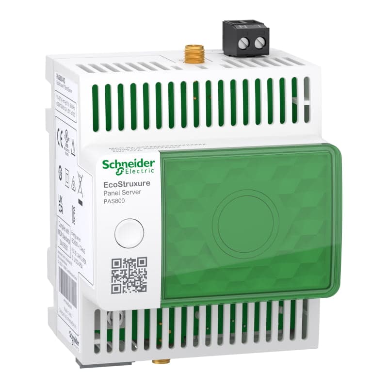 Panel server avanzado SCHNEIDER PAS800 · 110-220VAC, conexión MODBUS/RS485/TPC