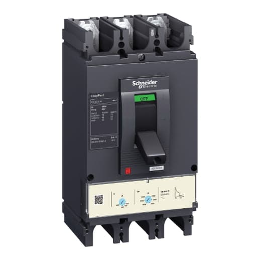Interruptor de caja moldeada SCHNEIDER LV540316 · 3P regulable 280-400A 36kA 415VAC easypact Cvs400F
