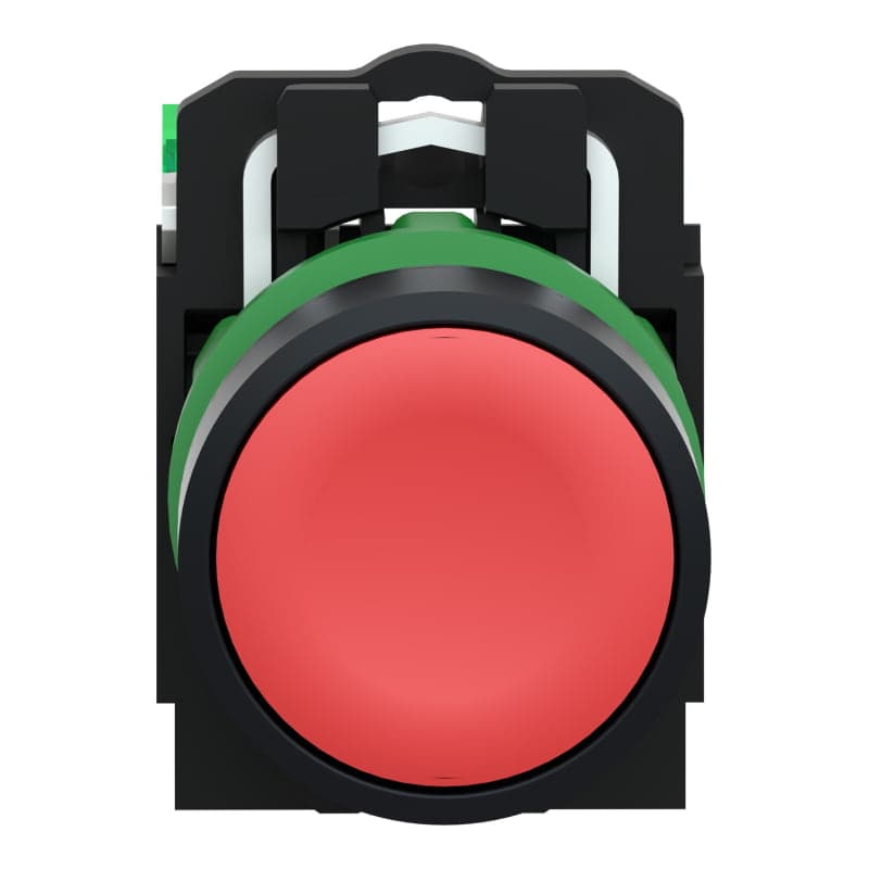 Pulsador inalámbrico rasante transmisor con retención SCHNEIDER ZB5RTA4 · rojo 22mm Harmony