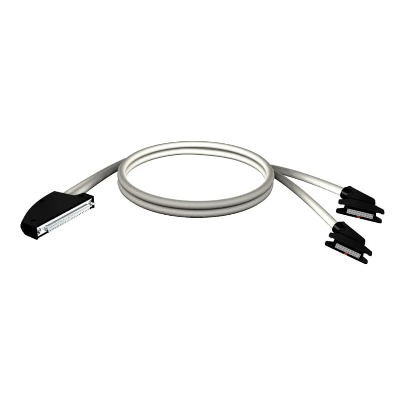 Conector precableado SCHNEIDER BMXFCC303 · M580/M340, conector 40 VÍAS/2 conectores HE10, 3m