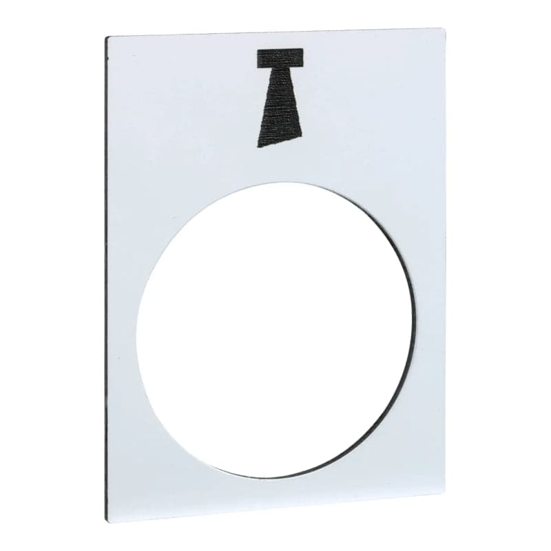 Etiqueta figurin alarma SCHNEIDER ZB2BY4932