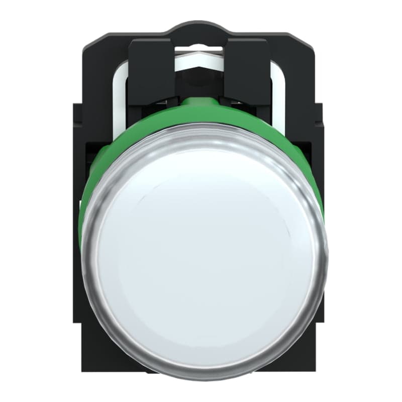 Piloto de señalización plástico SCHNEIDER XB5AVG1 · color blanco Ø 22mm 120VAC Harmony