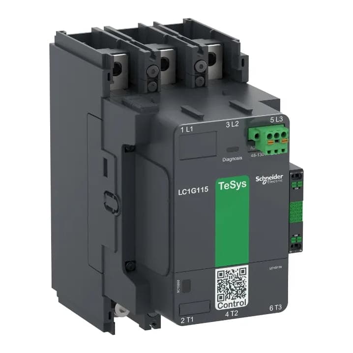 Imagen referencial de la serie: Contactor,TESYS SCHNEIDER LC1G150KUEN · 3P, AC3 150A bobina 100-250VAC-DC