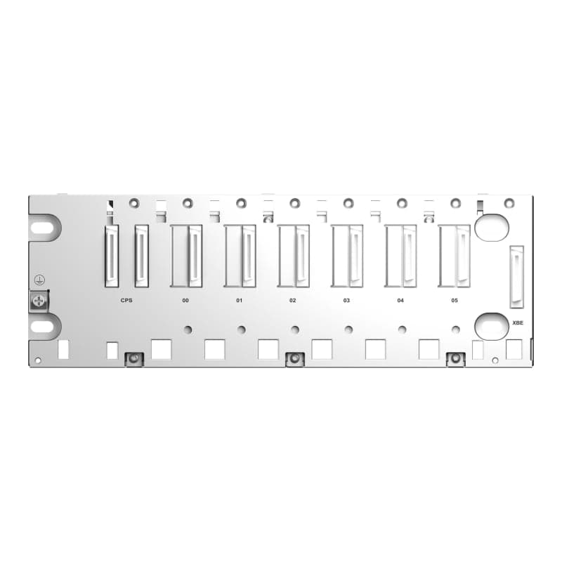 Rack SCHNEIDER BMXXBP0600 · M340, 6 posiciones + cps (SLOT FUENTE)