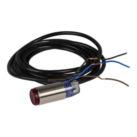 Sensor fotoeléctrico metal SCHNEIDER XUB0BNSNL2 · 3H 1NA 1NC NPN 12-24VDC M18 Sn20m