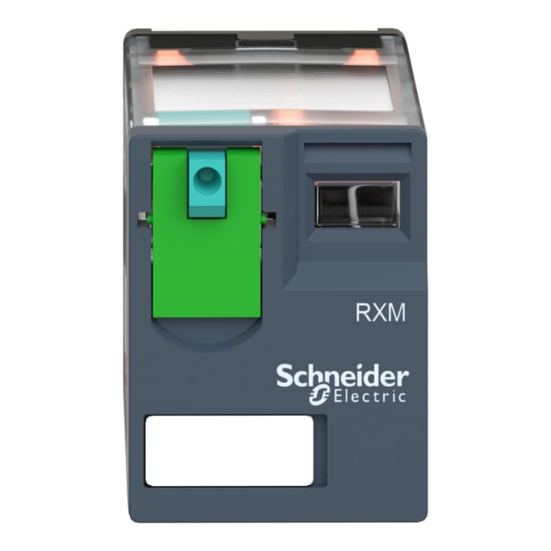 Relé enchufable SCHNEIDER RXM4AB1BD · 14 pines 24VDC 6A 4Nanc Zelio