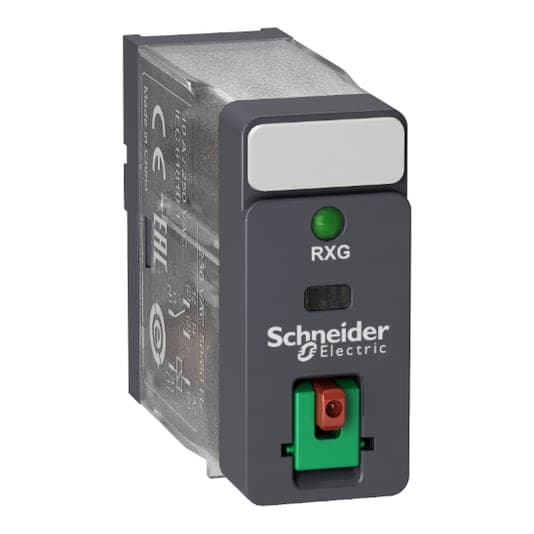 Relé interfase enchufable SCHNEIDER RXG12F7 · 120VAC 10A 1Nanc Zelio