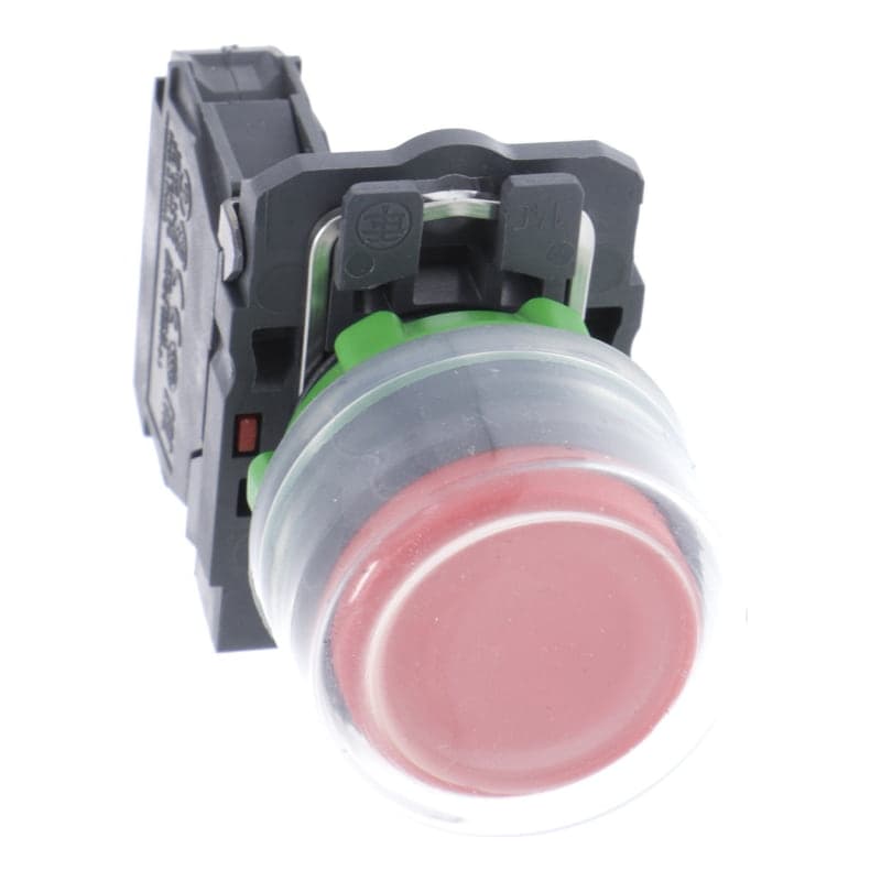 Pulsador saliente con capuchón plástico SCHNEIDER XB5AP42 · rojo Ø22mm 1NC Harmony