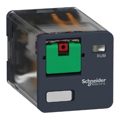 Relé enchufable SCHNEIDER RUMC31F7 · 11 pines 120VAC 10A 3Nanc Zelio
