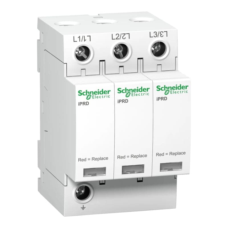 Limitador sobretensión SCHNEIDER A9L40321 · 3P 460VAC 50kA con cartucho enchufable iprd