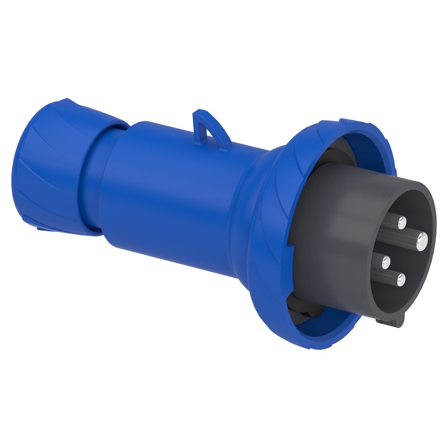 Enchufe industrial aéreo SCHNEIDER PKE16M724 · 3P+T 16A 200/250VAC azul 9H IP67