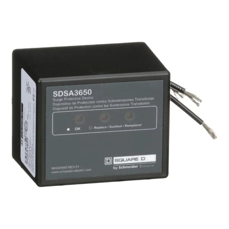 Supresor SCHNEIDER SDSA3650 · de SOBRETENSION(DPS),SURGELOGIC 40kA 600VAC estrella 3FASES 4HILOS