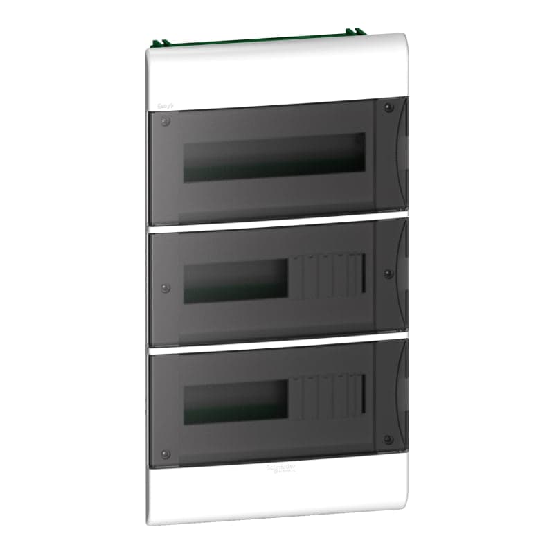 Tablero empotrable plástico SCHNEIDER EZ9E3436 · 36 polos IP40 560X 310X 102mm puerta fume easy