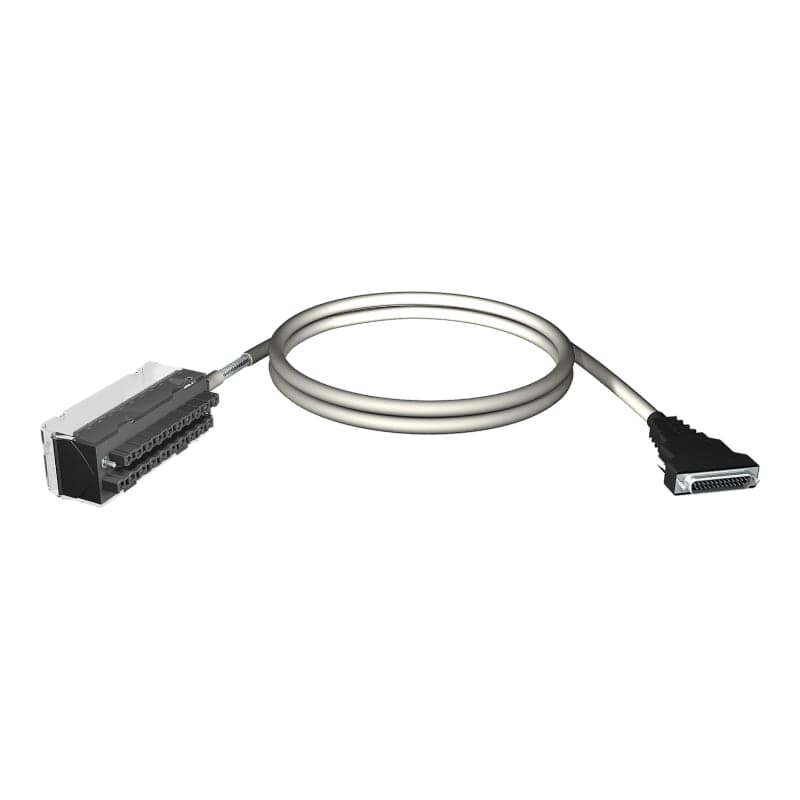 Imagen referencial de la serie: Bornero SCHNEIDER BMXFTA150 · M580/M340, 28P/CONECTOR SUB-D25, para telefast, 3m