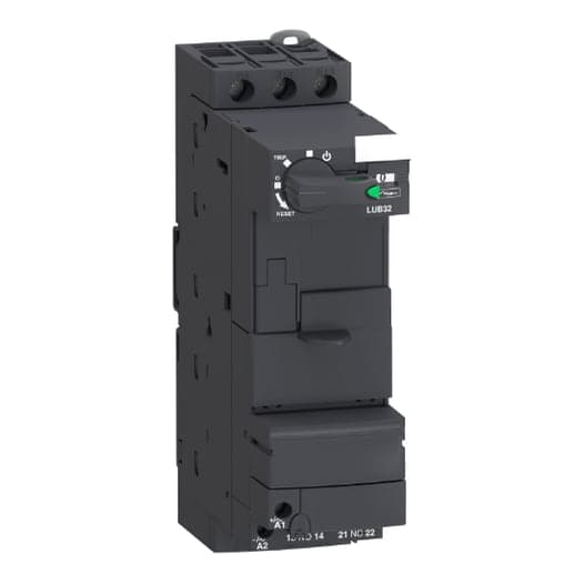 Base potencia SCHNEIDER LUB32 · 32A 1NA/1NC para guardamotor Tesys