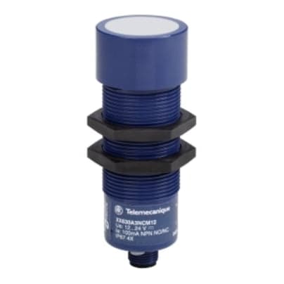 Sensor ultrasónico plástico SCHNEIDER XX930A1A2M12 · 4H 15-24VDC M30 Sn1m