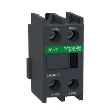 Contacto auxiliar frontal SCHNEIDER LADN11C · 1NA+1NC para Lc1D-Lc1F