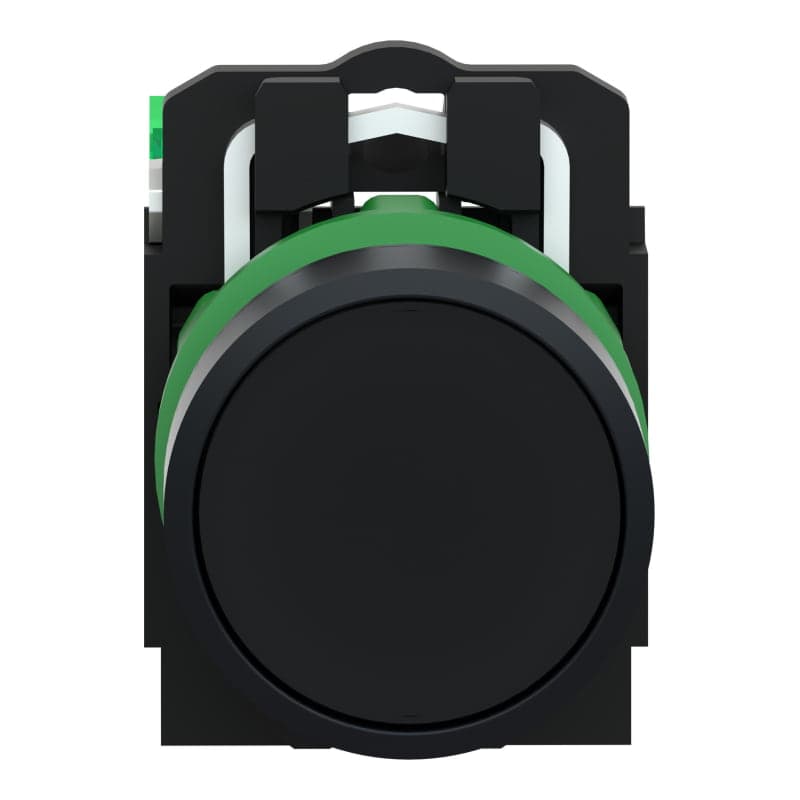 Pulsador inalámbrico rasante transmisor con retención plástico SCHNEIDER ZB5RTA2 · negro 22mm Harmony
