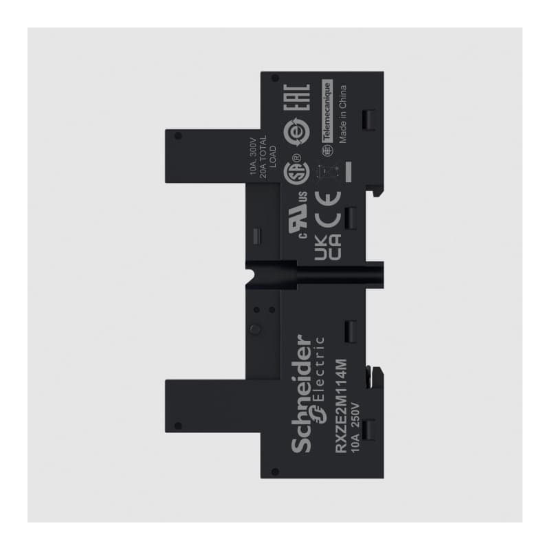 Base de relé enchufable SCHNEIDER RXZE2M114M · 14 pines para relé Zelio Rxm2/Rxm4