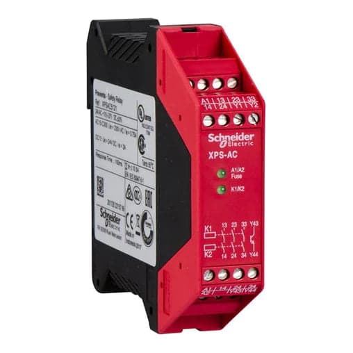 Módulo de seguridad xpsac SCHNEIDER XPSAC5121 · parada de emergencia - 24V CA CC