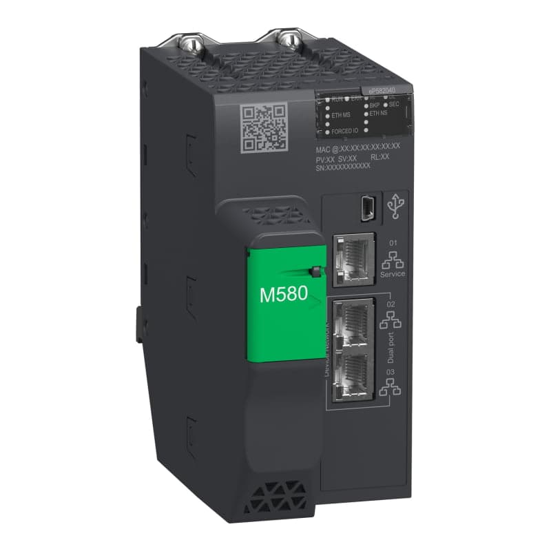 Módulo PLC SCHNEIDER BMEP582040 · Cpu M580, 2048 señales discretas, 512 señales analogas, rio Y dio