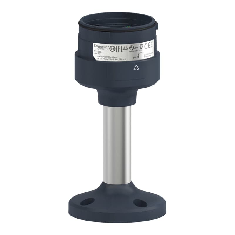 Tubo de aluminio SCHNEIDER XVUZ02 · 10 cm con soporte de plástico