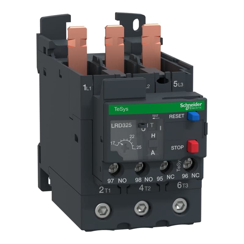 Relé térmico SCHNEIDER LRD325 · 17-25A 1NA+1NC Tesys para contactor 9-32A