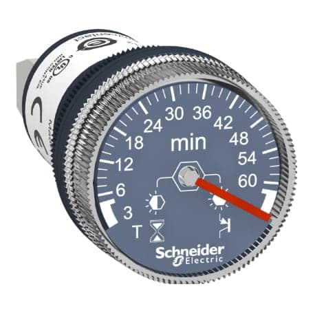 Temporizador montaje panel SCHNEIDER XB5DTB25 · 60Min Ø22mm 24VDC