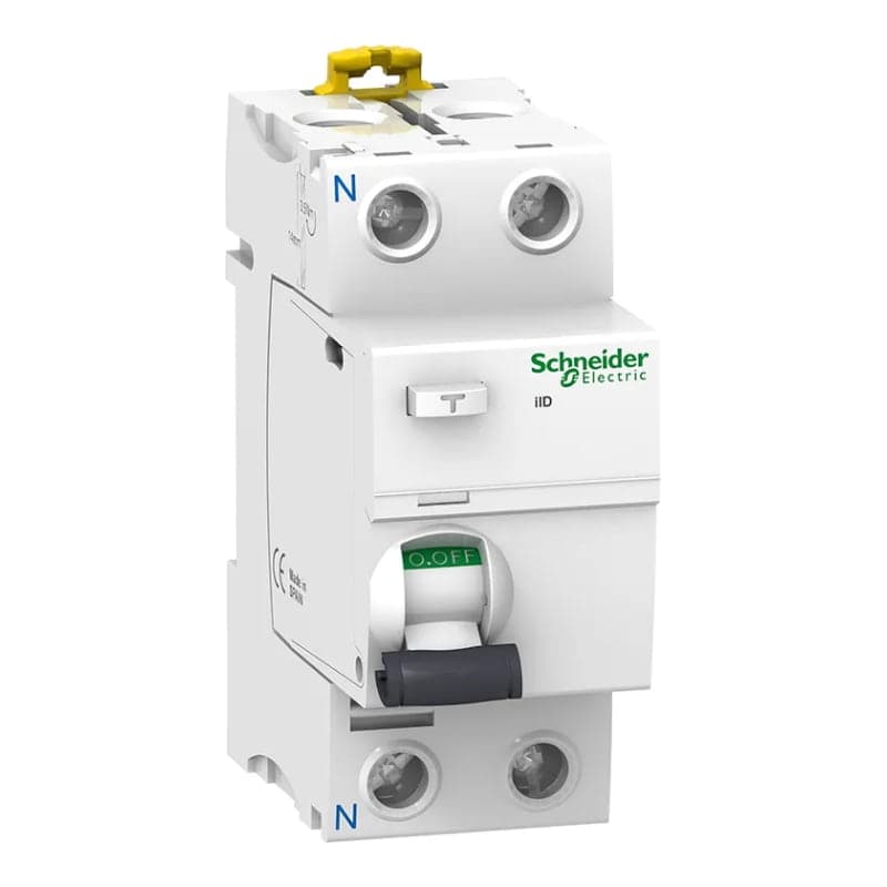 Interruptor diferencial SCHNEIDER A9R71225 · 2P 25A 220-240VAC 30mA tipo AC acti 9 ild