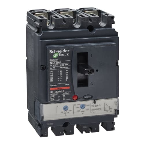 Interruptor de caja moldeada SCHNEIDER LV431631 · 3P regulable 140-200A 35kA 440VAC Nsx250F