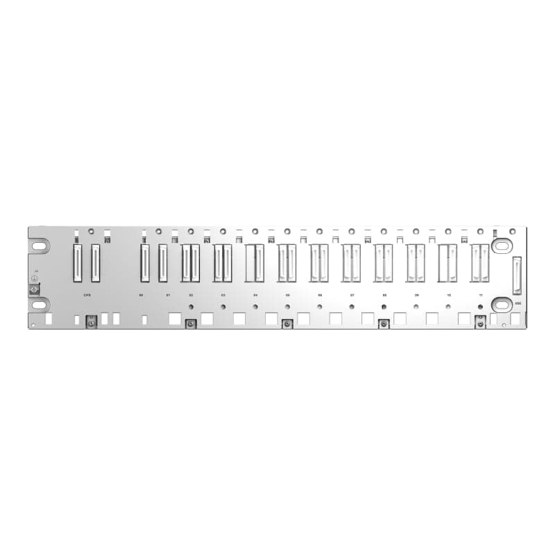 Rack SCHNEIDER BMEXBP1002 · M580, ETHERNET, 10 posiciones + cps dual (2 slot para. FUENTE)