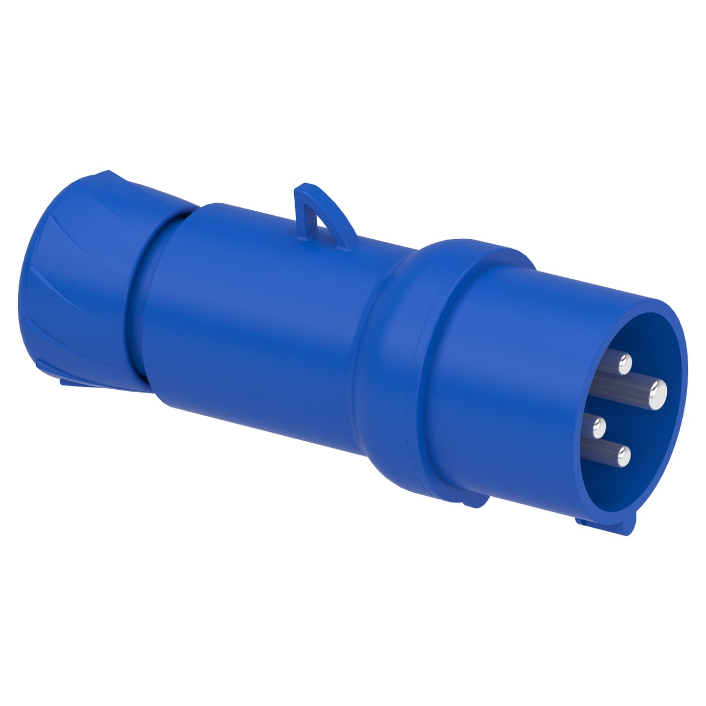 Enchufe industrial aéreo SCHNEIDER PKX16M424 · 3P+T 16A 200/250VAC azul 9H IP44