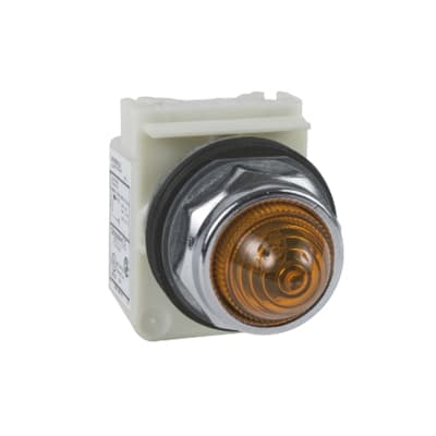 Piloto completo LED SCHNEIDER 9001KP38LYA9 · 120V ambar