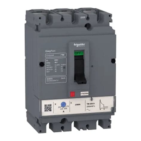 Interruptor automático regulable SCHNEIDER LV525332 · CVS250F, TMD, 3X 140 - 200A, 220V(70kA)/380V(36kA)/440V(36kA)