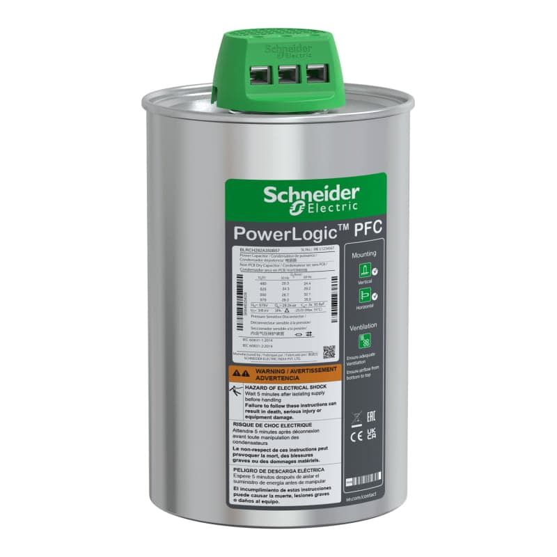 Capacitor can hdy SCHNEIDER BLRCH292A350B57 · 29.2/35kvar 575V