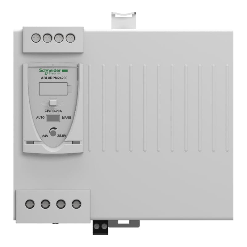 Fuente de alimentación conmutada SCHNEIDER ABL8RPM24200 · ABL8 480W, in: 100-240VAC, out: 24VDC/20A