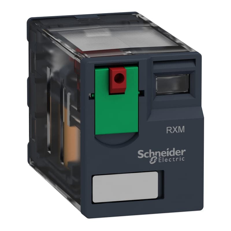Relé miniatura rxm SCHNEIDER RXM2AB1P7 · 8 pines, 12A, 220VAC