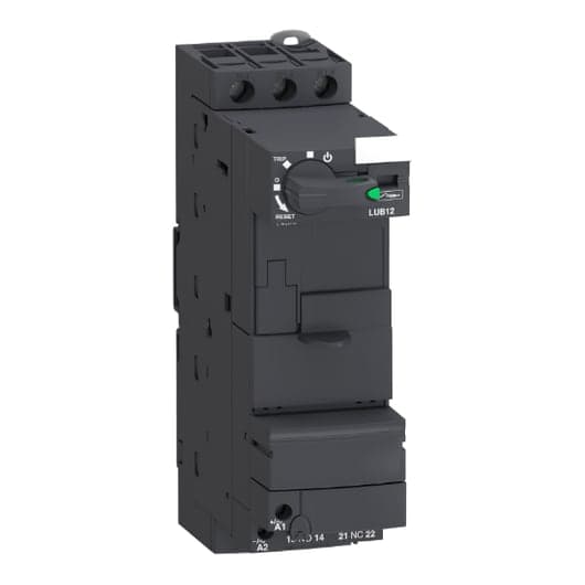 Base potencia SCHNEIDER LUB12 · 12A 1NA/1NC para guardamotor Tesys