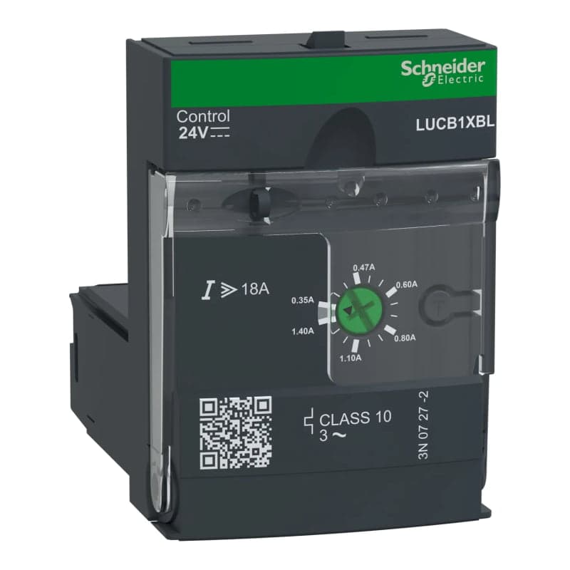 Unidad de control SCHNEIDER LUCB1XBL · 0.35-1.4A - 24VDC,CLASE 10
