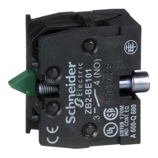Bloque de contacto SCHNEIDER ZB2BE101 · 1NA para pulsador, Select.Xb2B