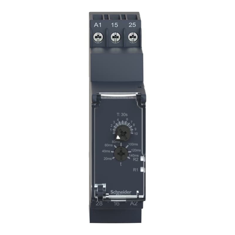 Relé temporizador Estrella-Triangulo SCHNEIDER RE22R2QEMR · 0.03-30S 24-240VAC/Dc 2Nanc Zelio