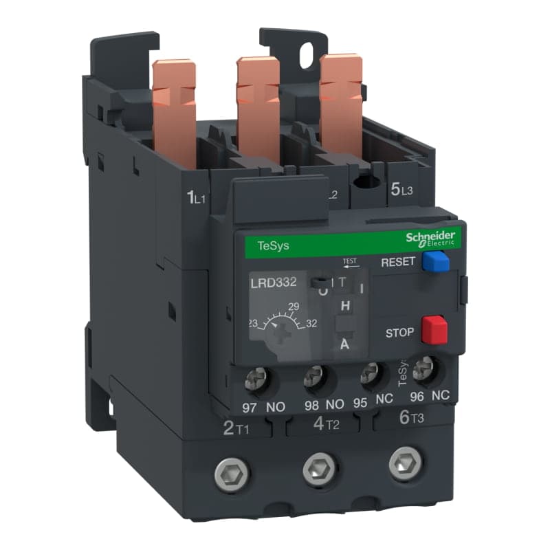 Relé térmico SCHNEIDER LRD332 · 23-32A 1NA+1NC Tesys para contactor everlink