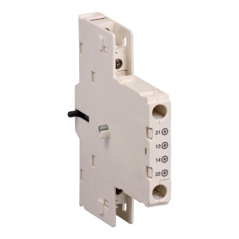 Imagen referencial de la serie: Contacto auxiliar lateral SCHNEIDER GV3A01 · TeSys GV3 - NA+NF
